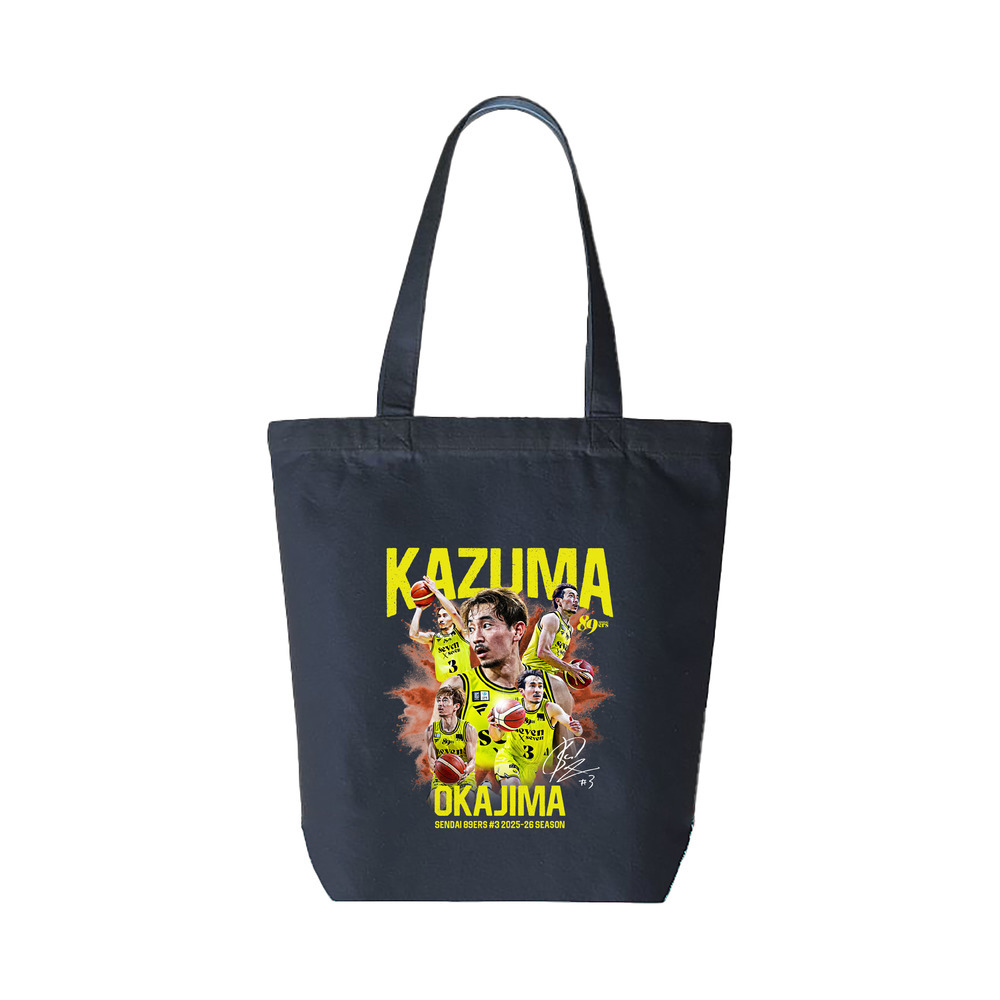 【受注販売】【MyPLAYER COLLECTION 2025-26】トートバッグ #3 岡島和真 詳細画像 #3 岡島 和真 1